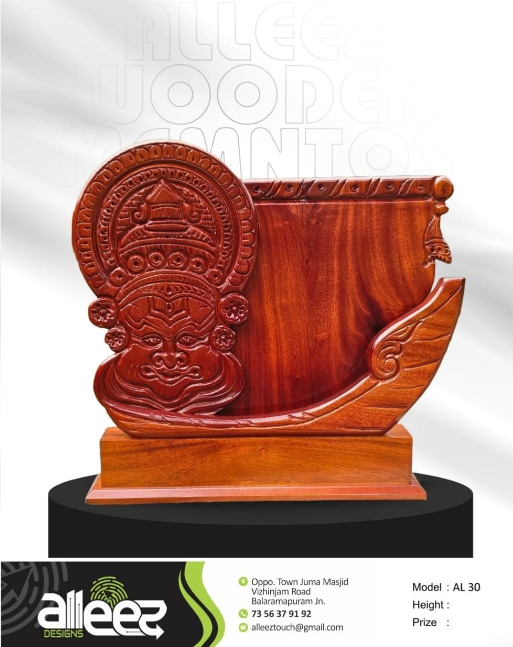 Premium wooden mementos AL 30