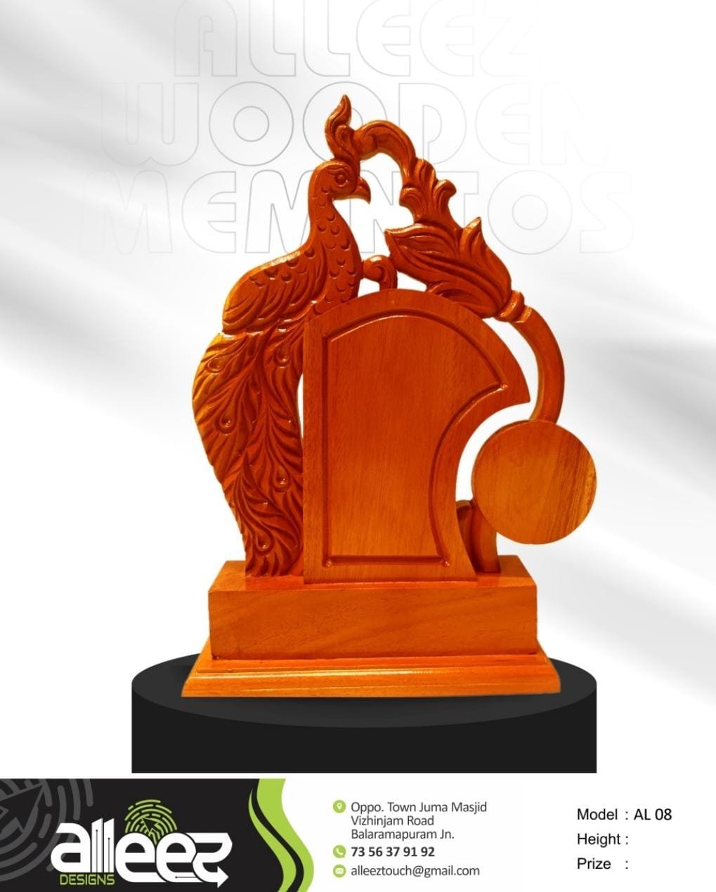 Premium wooden mementos AL 08