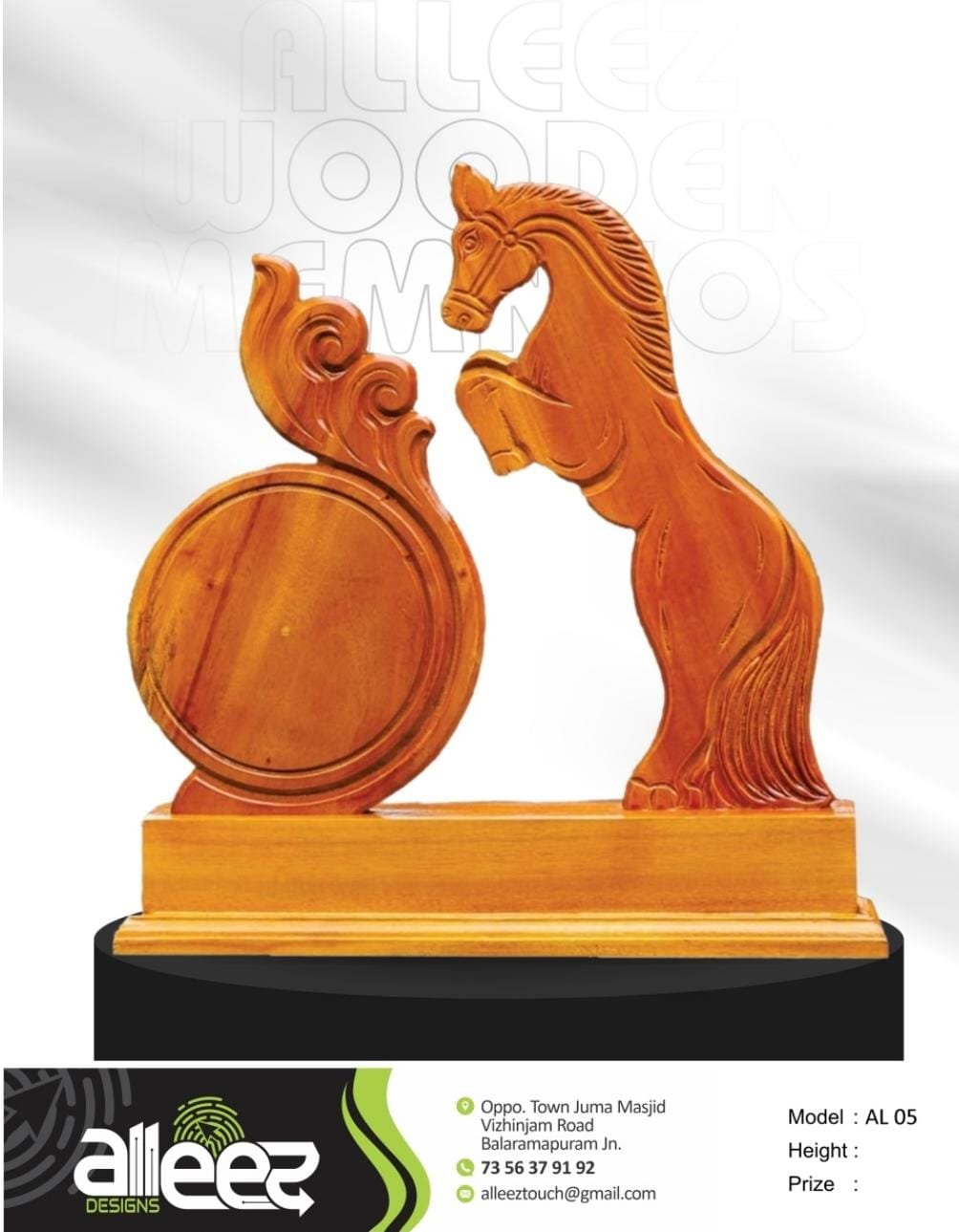 Premium wooden mementos AL 05
